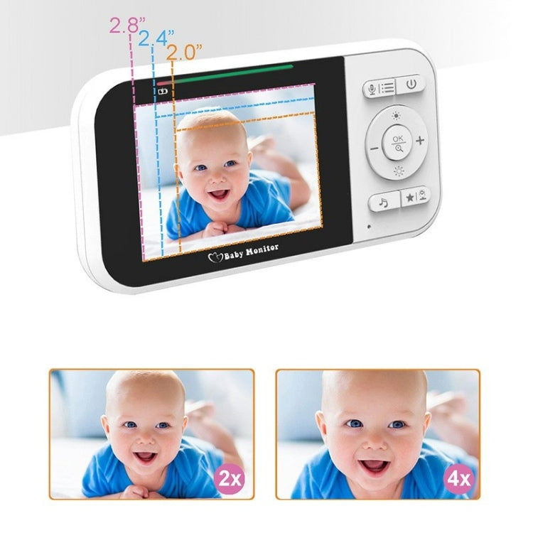 Temperature Detection 2 Way Voice Baby Security Video Camera 2.8-inch LCD Baby Monitor, 218 Temperature Detection 2 Way Voice Baby Security Video Camera 2.8-inch LCD Baby Monitor, 218